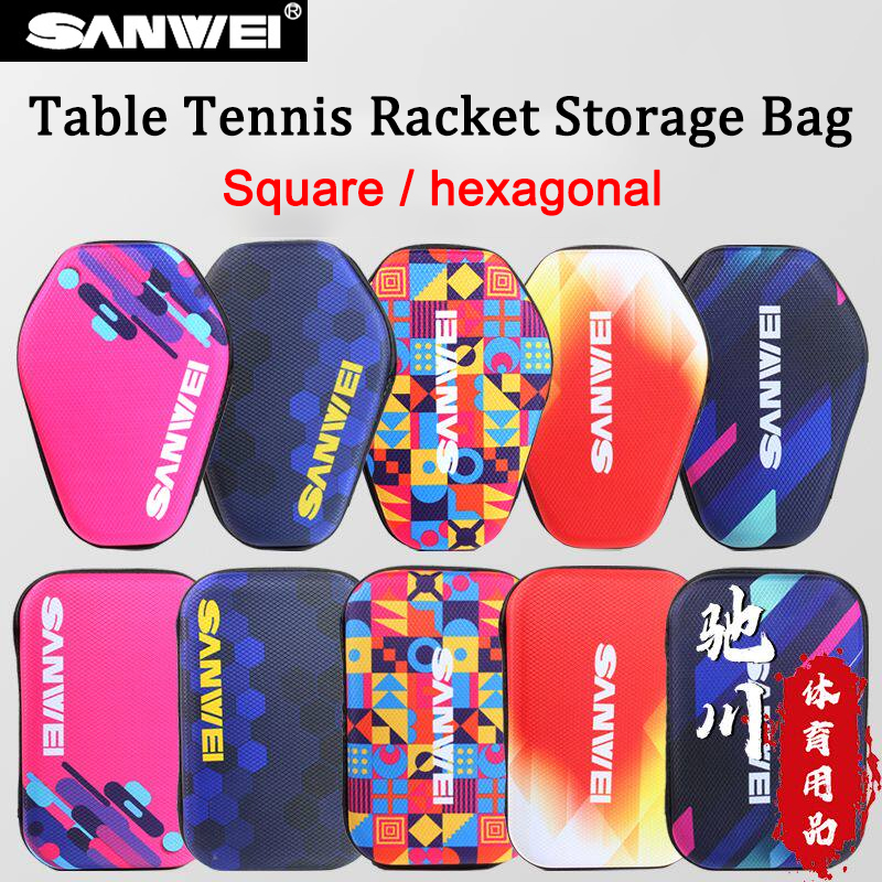 Table Tennis Kit Bag - Estuche Rígido SANWEI para Raqueta de