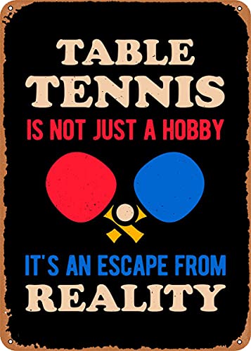 Table Tennis History - Tenis de mesa divertido aspecto vintage
