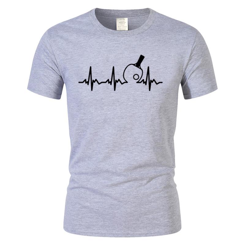 Table Tennis Basic - Camiseta de algodón para hombre, camisa