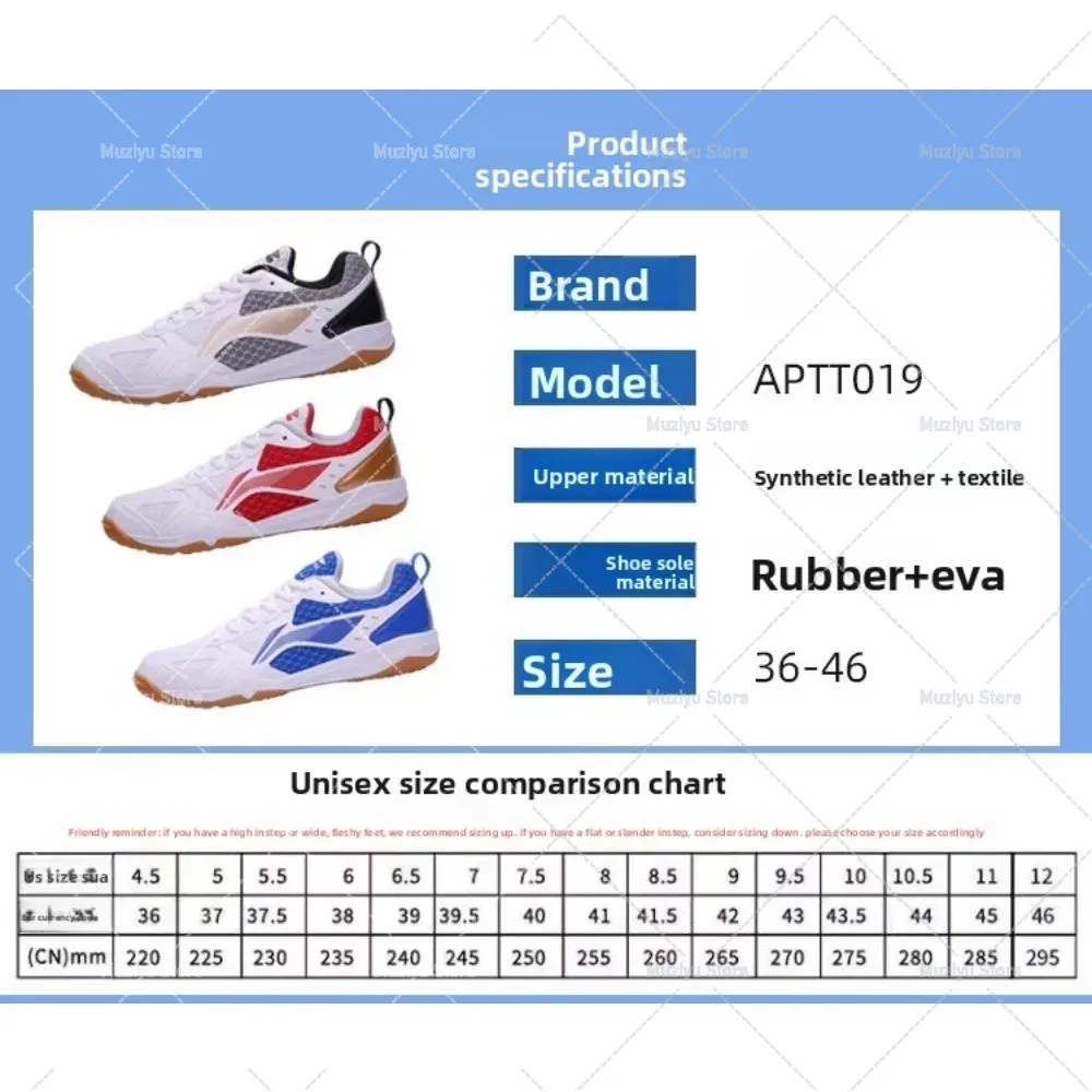 Table Tennis Zhendong - Zapatillas Deportivas de la Selección Nacional