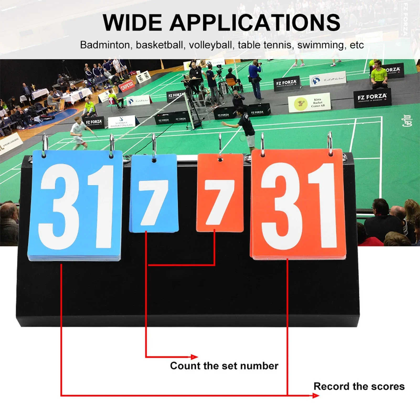 Marcador de tablero de puntuac - Table Tennis Scoreboard reseña y precio