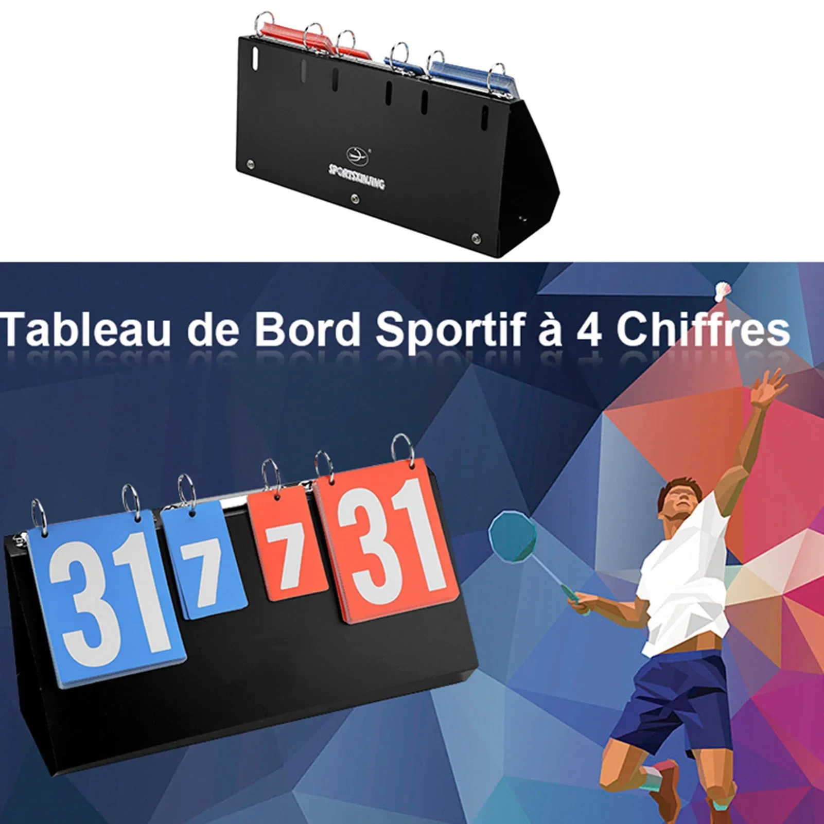 Marcador de tablero de puntuac - Table Tennis Scoreboard reseña y precio