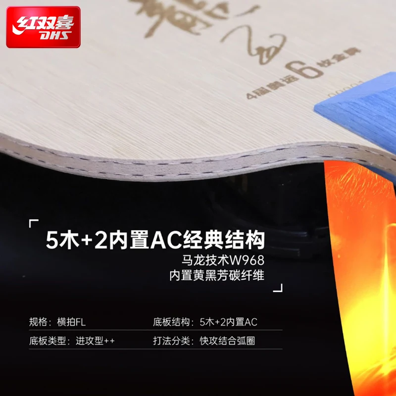 Raqueta de Tenis de Mesa DHS M - Table Tennis Xu Xin reseña y precio