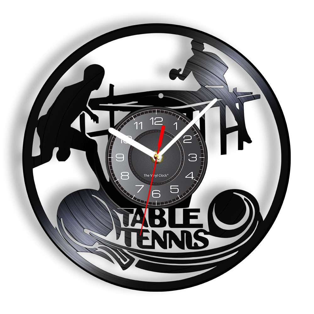 Reloj de pared de tenis de mes - Table Tennis History reseña y precio