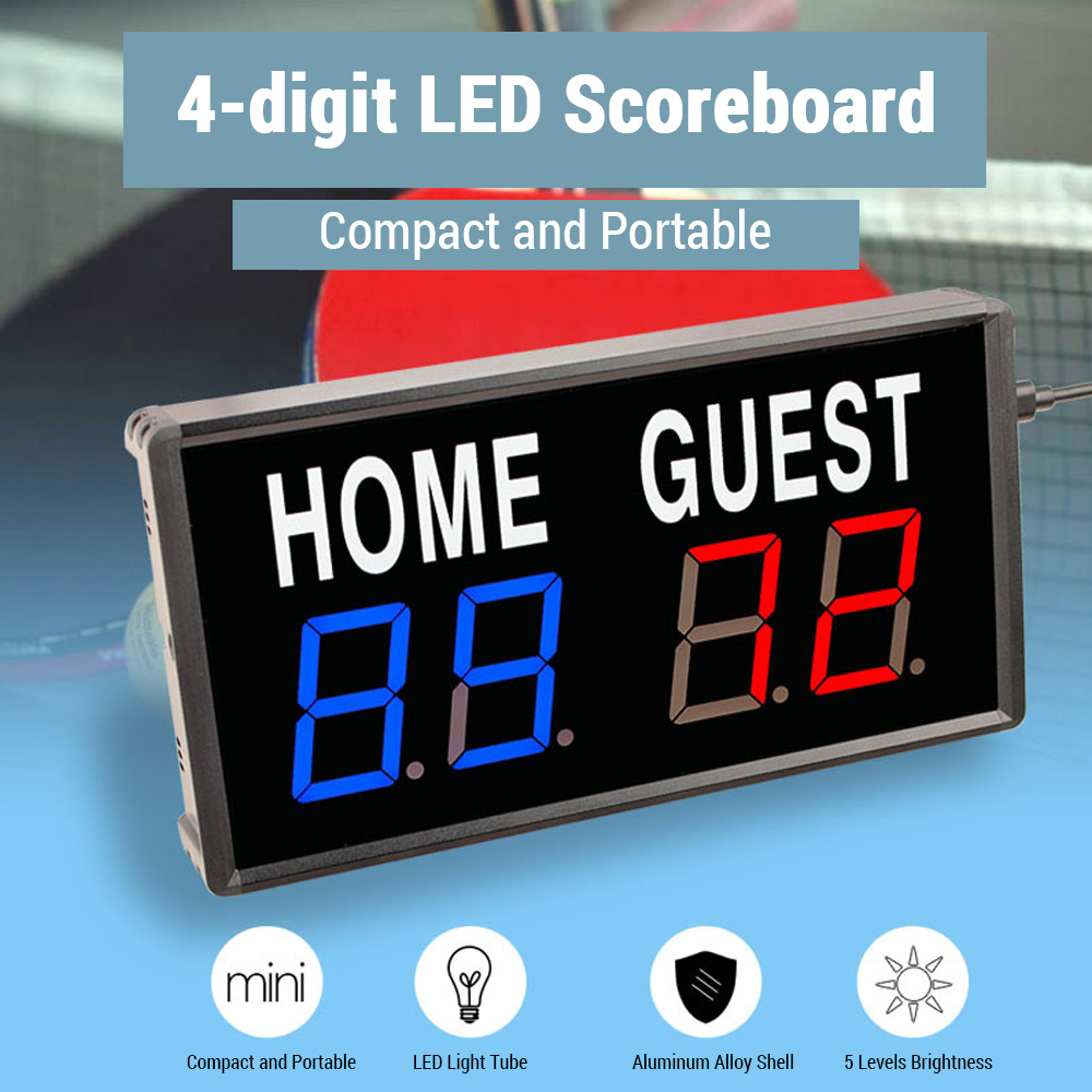 Marcador Electrónico Portátil  - Table Tennis Scoreboard reseña y precio