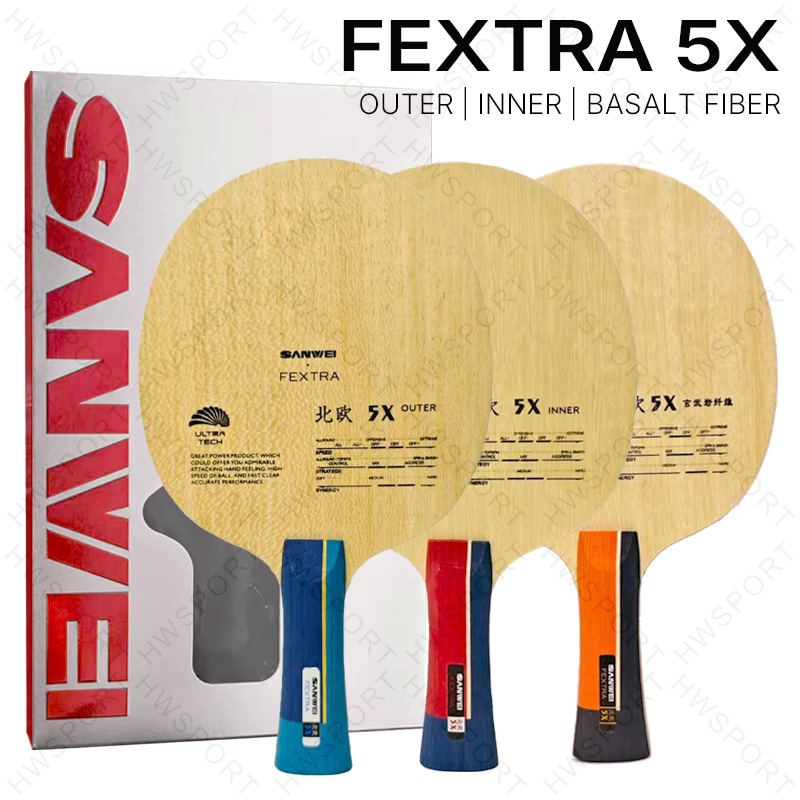 SANWEI FEXTRA 5X hoja de tenis - Table Tennis Player reseña y precio