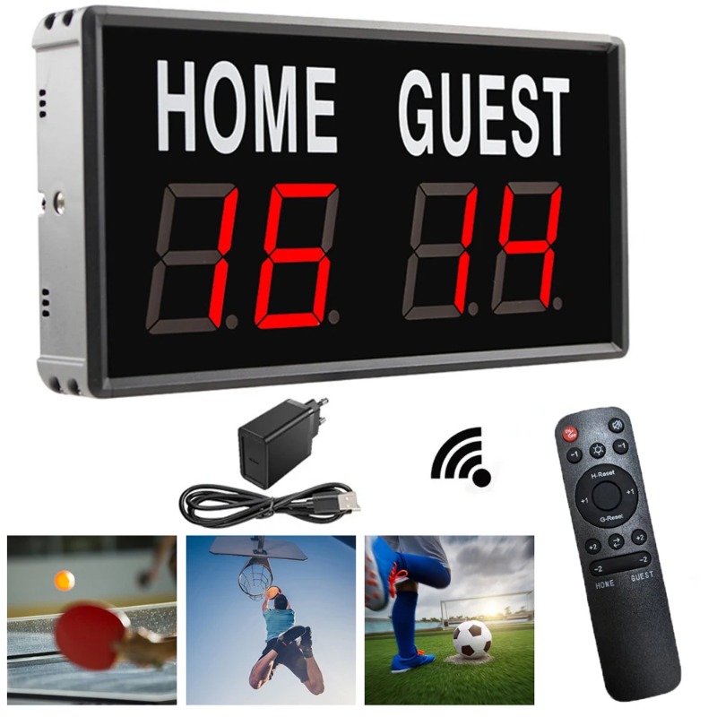 Marcador electrónico LED de 4  - Table Tennis Scoreboard reseña y precio
